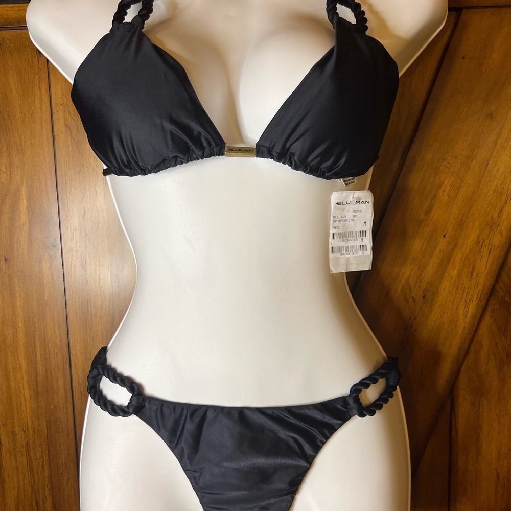 BlueMan bikini set. Size Medium, Black